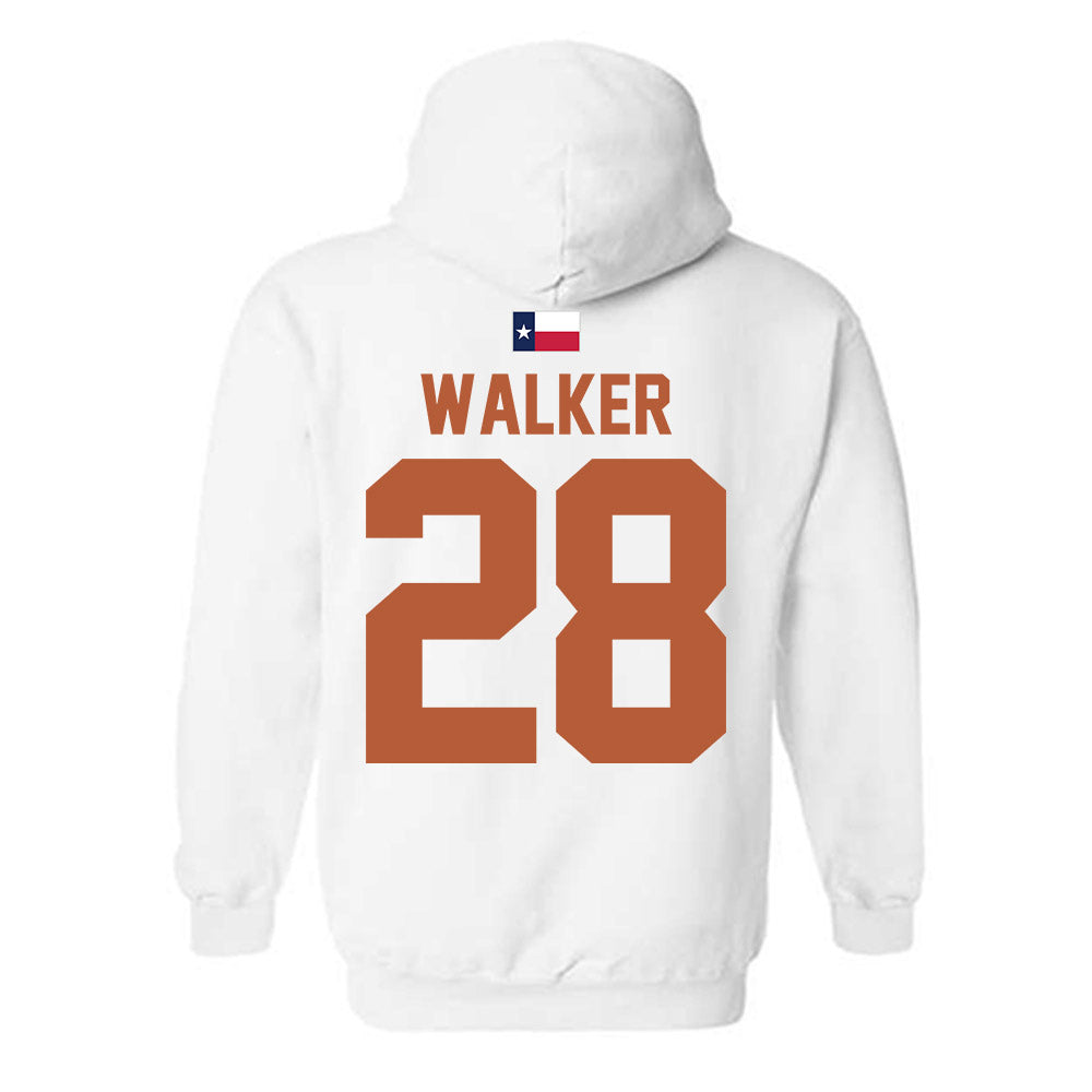 Texas - NCAA Football : Jett Walker - Hook 'Em Hooded Sweatshirt-1