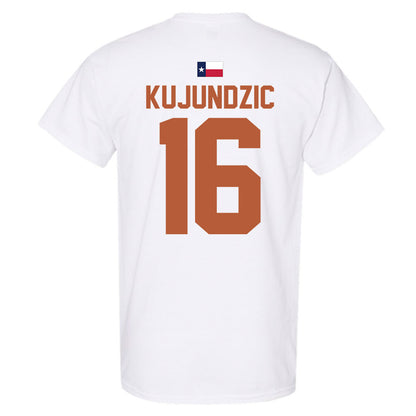Texas - NCAA Women's Volleyball : Anja Kujundzic - Hook 'Em T-Shirt-3