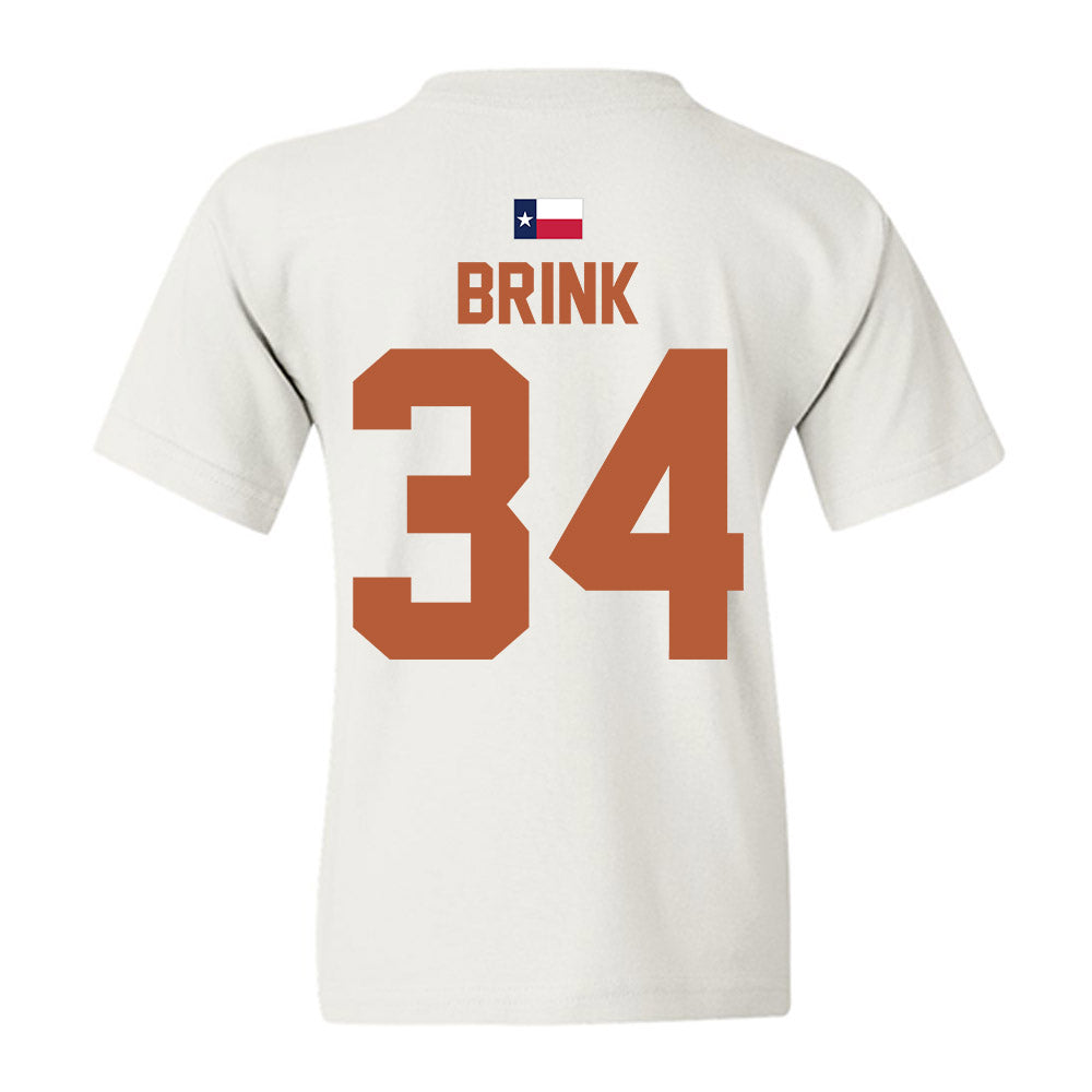Texas - NCAA Women's Soccer : Addie Brink - Hook 'Em Youth T-Shirt-3