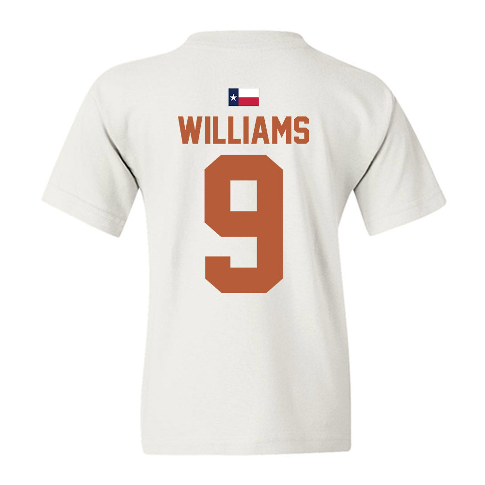 Texas - NCAA Football : Jonah Williams - Hook 'Em Youth T-Shirt-3