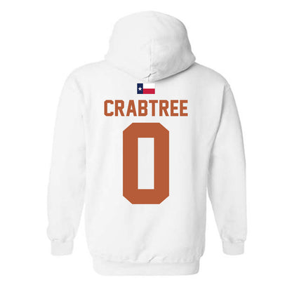 Texas - NCAA Softball : Caigan Crabtree - Hook 'Em Hooded Sweatshirt-1