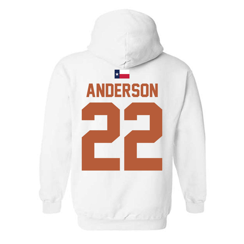 Texas - NCAA Women's Volleyball : Henley Anderson - Hook 'Em Hooded Sweatshirt-1