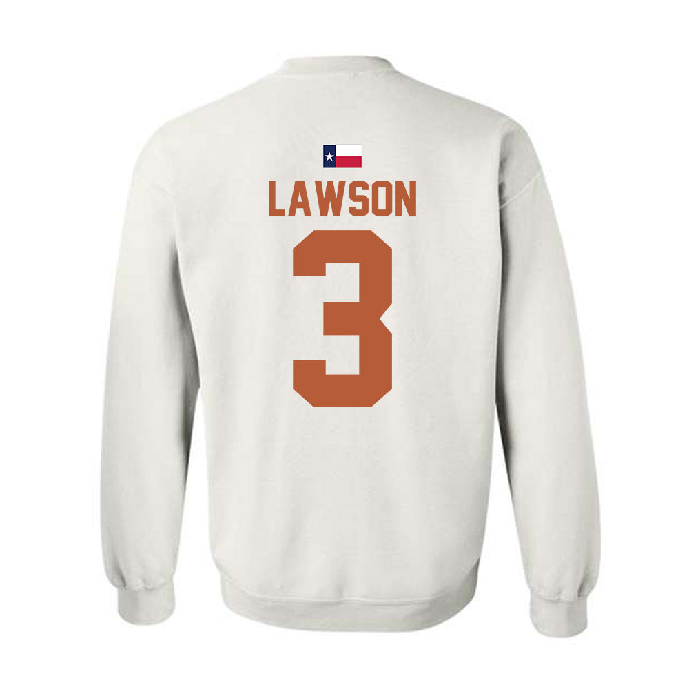 Texas - NCAA Softball : MaTaia Lawson - Hook 'Em Crewneck Sweatshirt-1