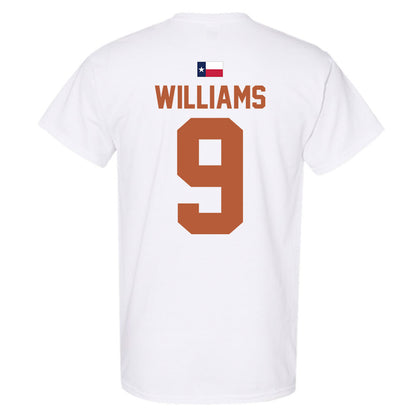 Texas - NCAA Football : Jonah Williams - Hook 'Em T-Shirt-3