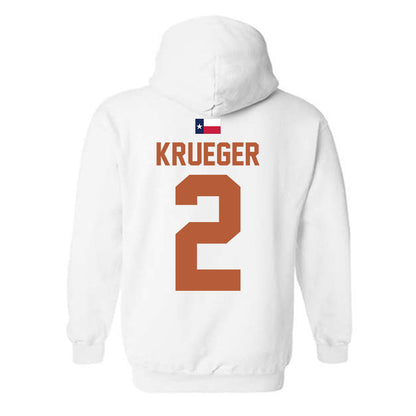 Texas - NCAA Women's Volleyball : Callie krueger - Hook 'Em Hooded Sweatshirt-1