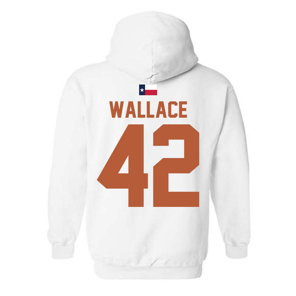 Texas - NCAA Softball : Anne Wallace - Hook 'Em Hooded Sweatshirt-1