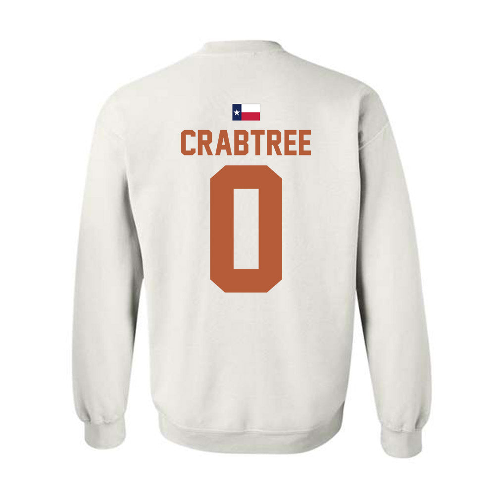 Texas - NCAA Softball : Caigan Crabtree - Hook 'Em Crewneck Sweatshirt-1