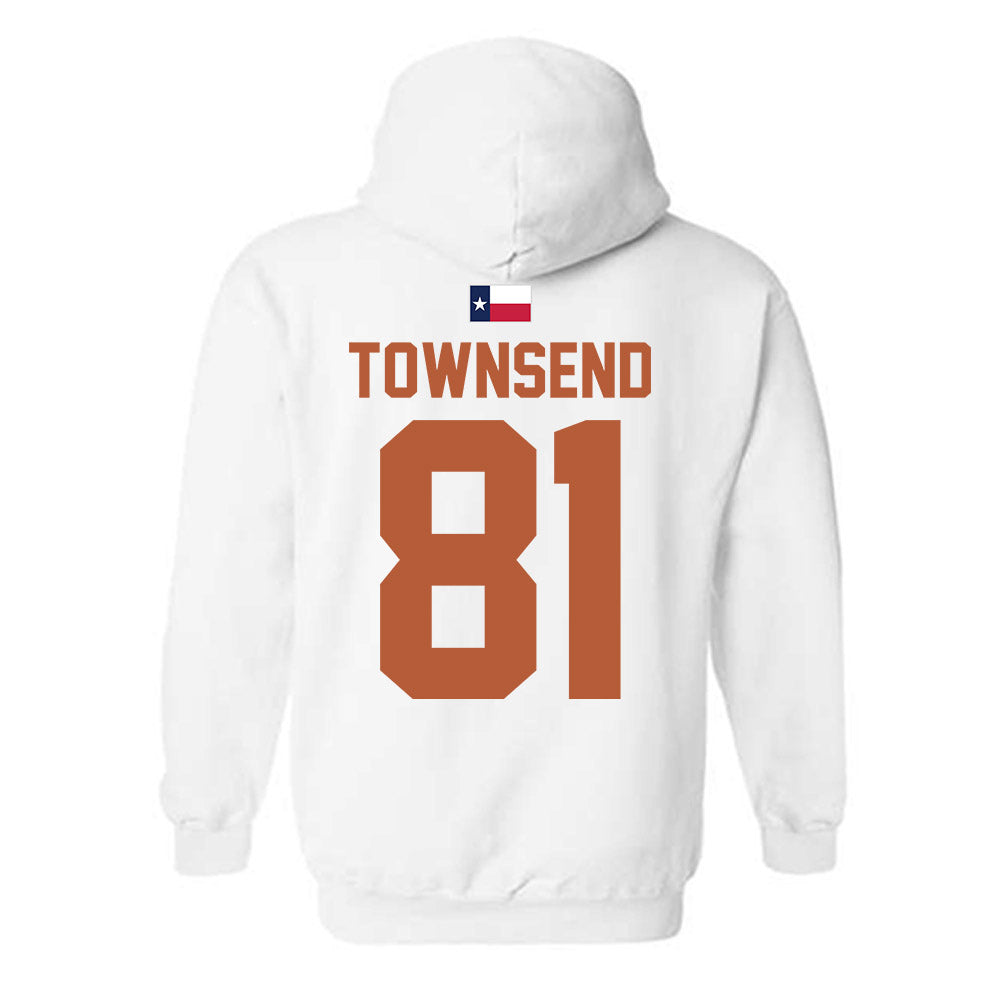 Texas - NCAA Football : Nick Townsend - Hook 'Em Hooded Sweatshirt-1