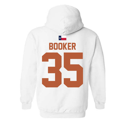 Texas - NCAA Women's Basketball : Madison Booker - Hook 'Em Hooded Sweatshirt-1