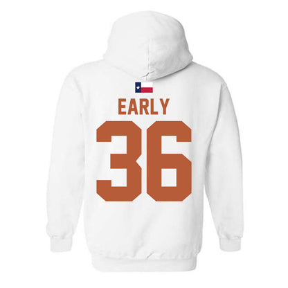 Texas - NCAA Baseball : Callum Early - Hook 'Em Hooded Sweatshirt-1