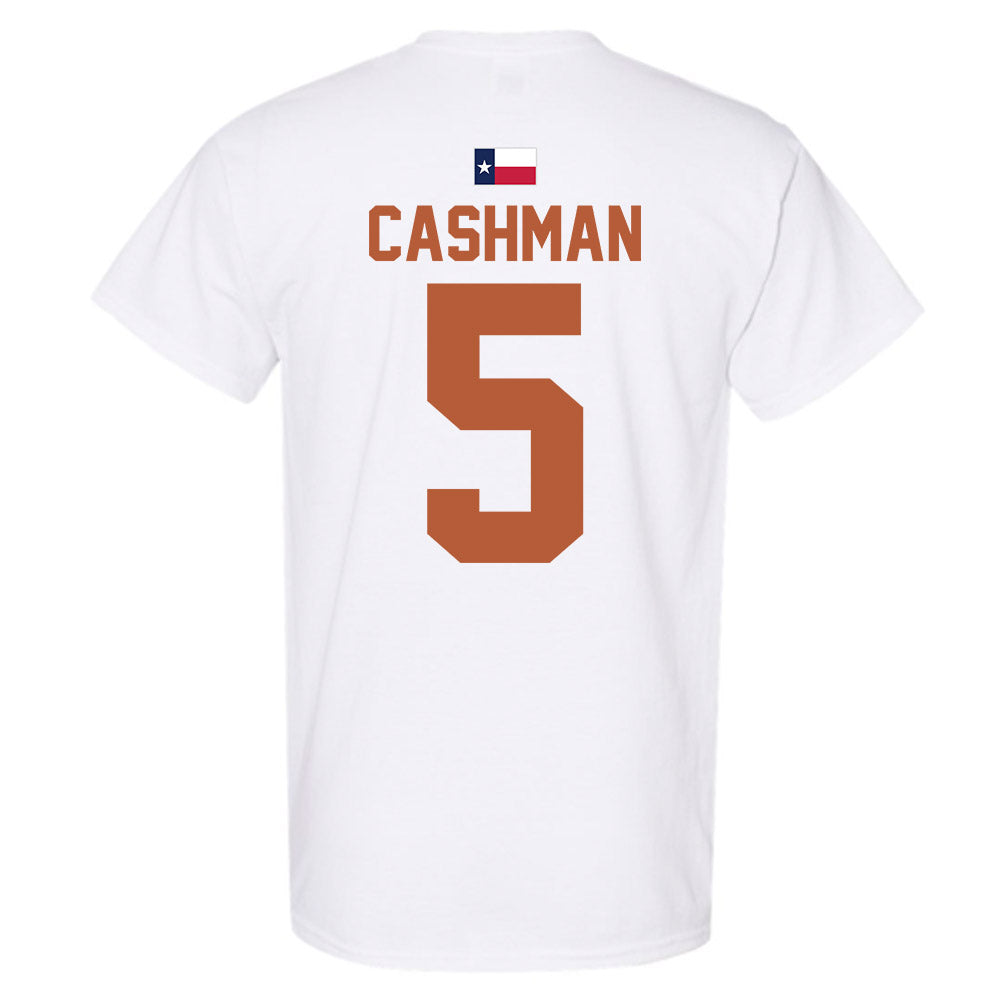 Texas - NCAA Women's Soccer : Ava Cashman - Hook 'Em T-Shirt-3