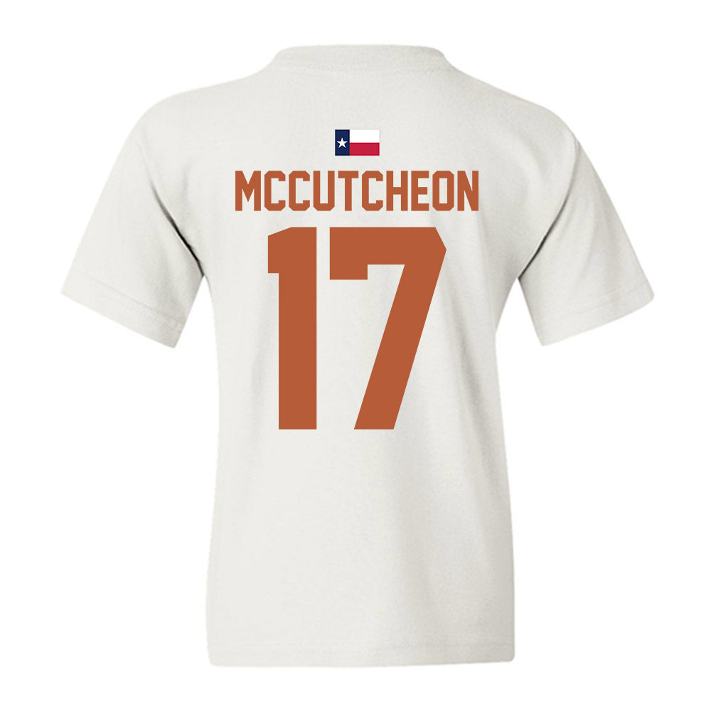 Texas - NCAA Football : Daylan McCutcheon - Hook 'Em Youth T-Shirt-3