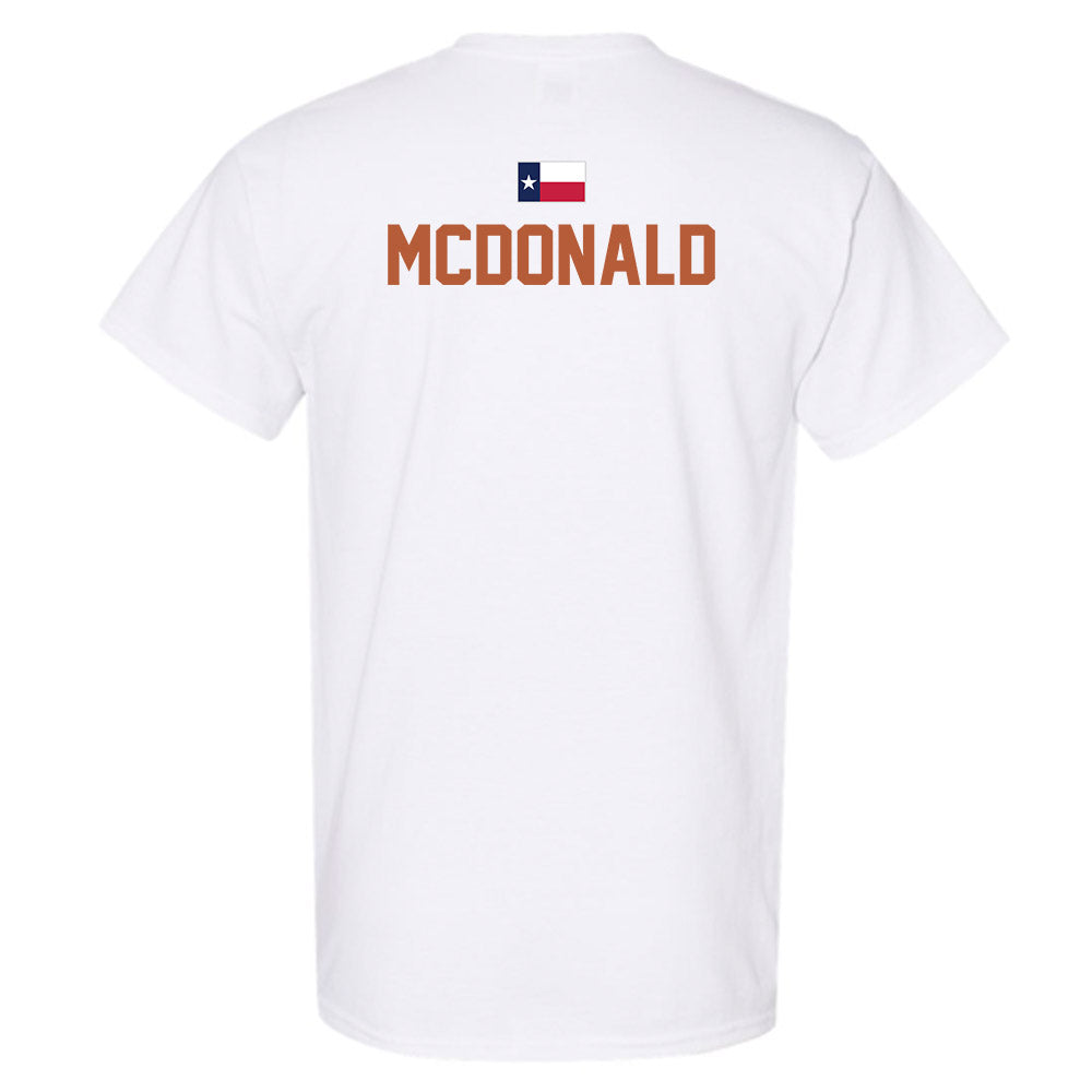 Texas - NCAA Women's Soccer : Ava McDonald - Hook 'Em T-Shirt-3