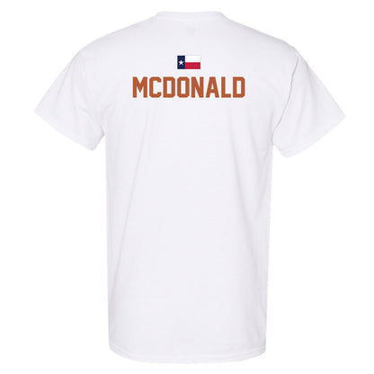 Texas - NCAA Women's Soccer : Ava McDonald - Hook 'Em T-Shirt-3
