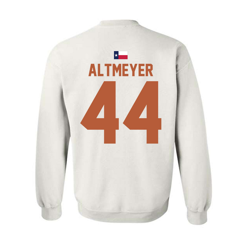 Texas - NCAA Softball : Kaiah Altmeyer - Hook 'Em Crewneck Sweatshirt-1
