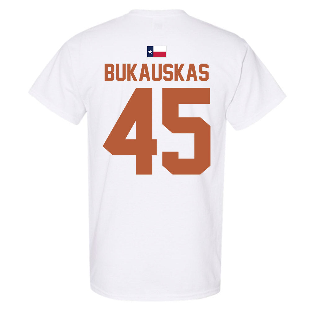 Texas - NCAA Football : Mikey Bukauskas - Hook 'Em T-Shirt-3