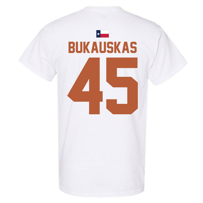 Texas - NCAA Football : Mikey Bukauskas - Hook 'Em T-Shirt-3