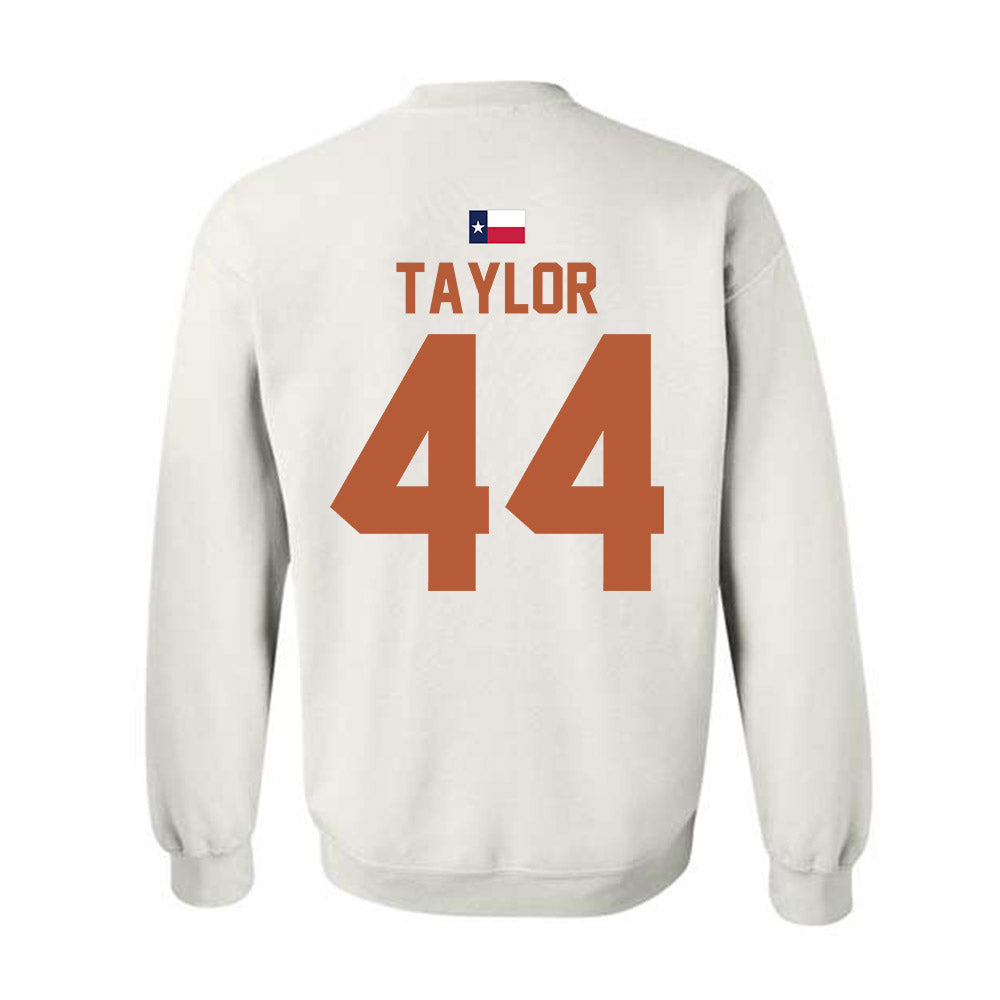 Texas - NCAA Men's Basketball : Brandon Taylor - Hook 'Em Crewneck Sweatshirt-1