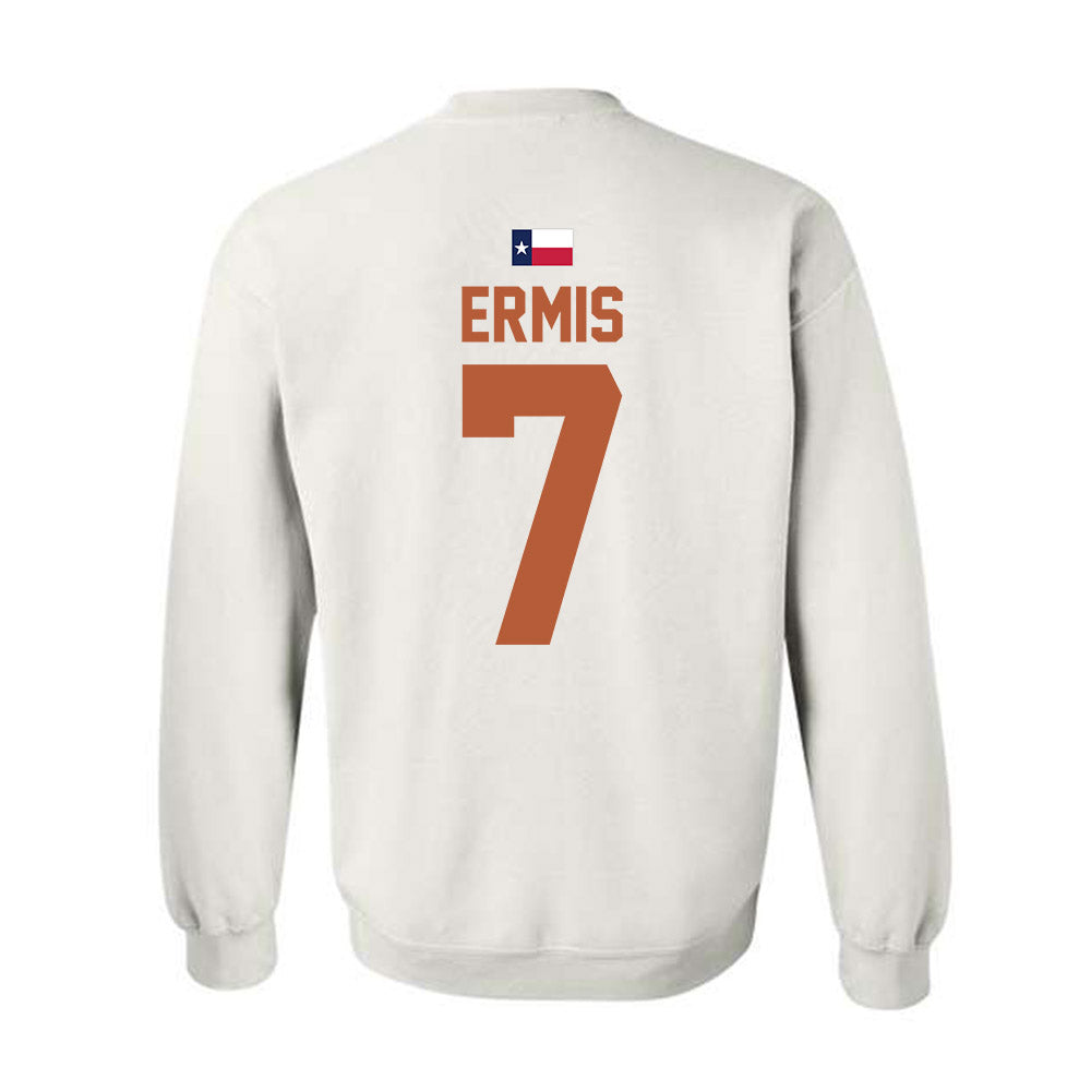 Texas - NCAA Baseball : Andrew Ermis - Hook 'Em Crewneck Sweatshirt-1