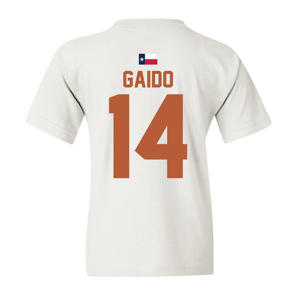 Texas - NCAA Women's Volleyball : Addison Gaido - Hook 'Em Youth T-Shirt-3