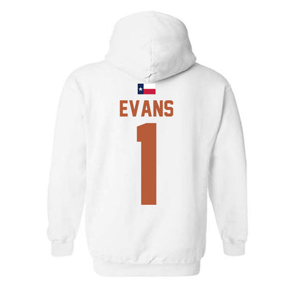 Texas - NCAA Men's Basketball : Amari Evans - Hook 'Em Hooded Sweatshirt-1