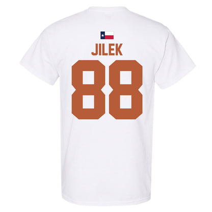 Texas - NCAA Football : Charlie Jilek - Hook 'Em T-Shirt-3
