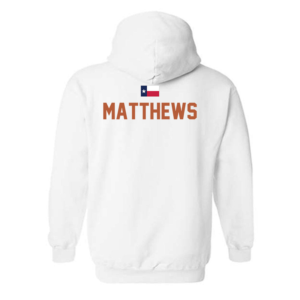Texas - NCAA Football : Samari Matthews - Hook 'Em Hooded Sweatshirt-1