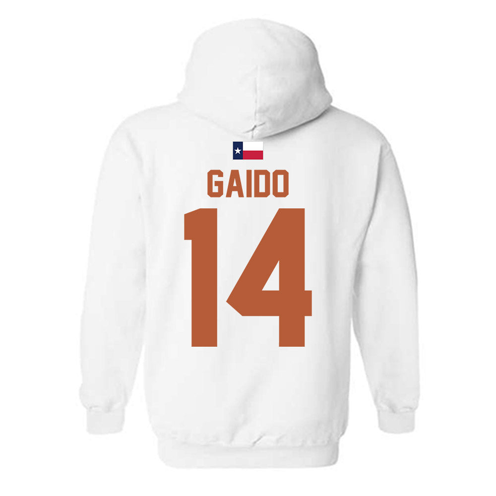 Texas - NCAA Women's Volleyball : Addison Gaido - Hook 'Em Hooded Sweatshirt-1
