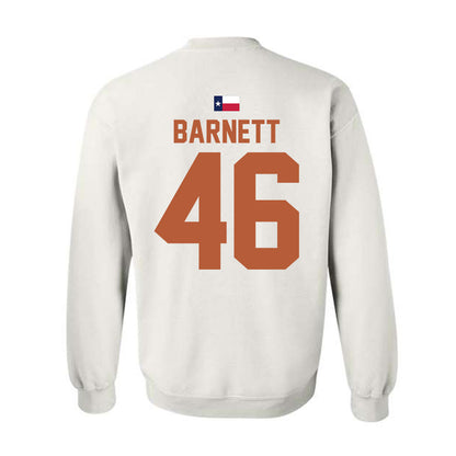 Texas - NCAA Football : Spencer Barnett - Hook 'Em Crewneck Sweatshirt-1