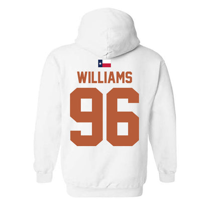 Texas - NCAA Football : Zion Williams - Hook 'Em Hooded Sweatshirt-1