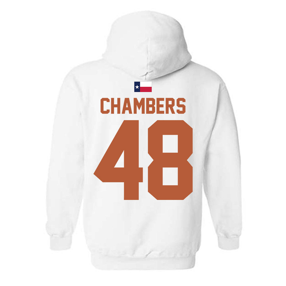 Texas - NCAA Football : Bryce Chambers - Hook 'Em Hooded Sweatshirt-1