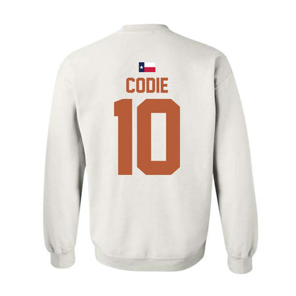 Texas - NCAA Men's Basketball : nicolas codie - Hook 'Em Crewneck Sweatshirt-1