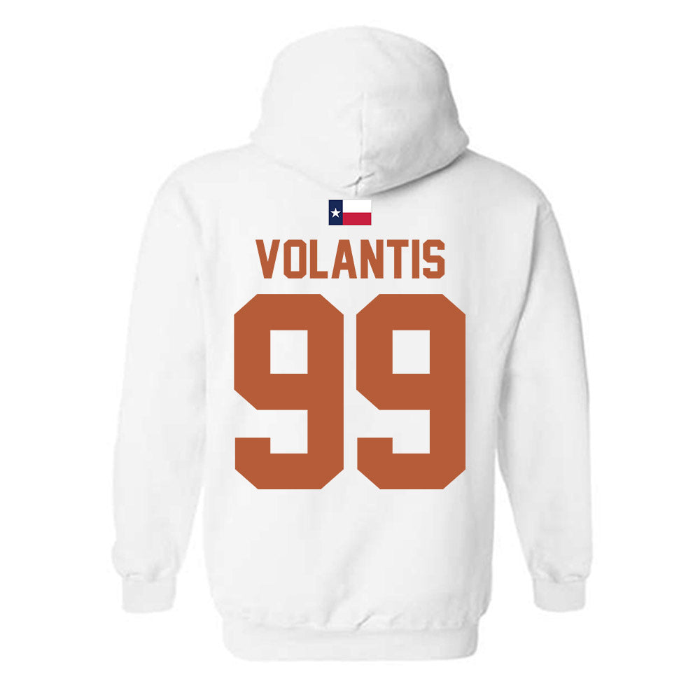 Texas - NCAA Baseball : Dylan Volantis - Hook 'Em Hooded Sweatshirt-1