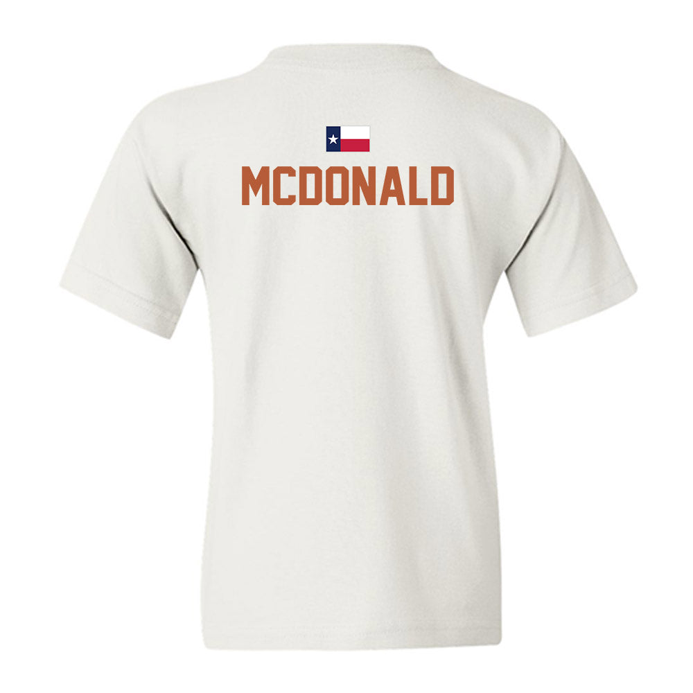 Texas - NCAA Women's Soccer : Ava McDonald - Hook 'Em Youth T-Shirt-3