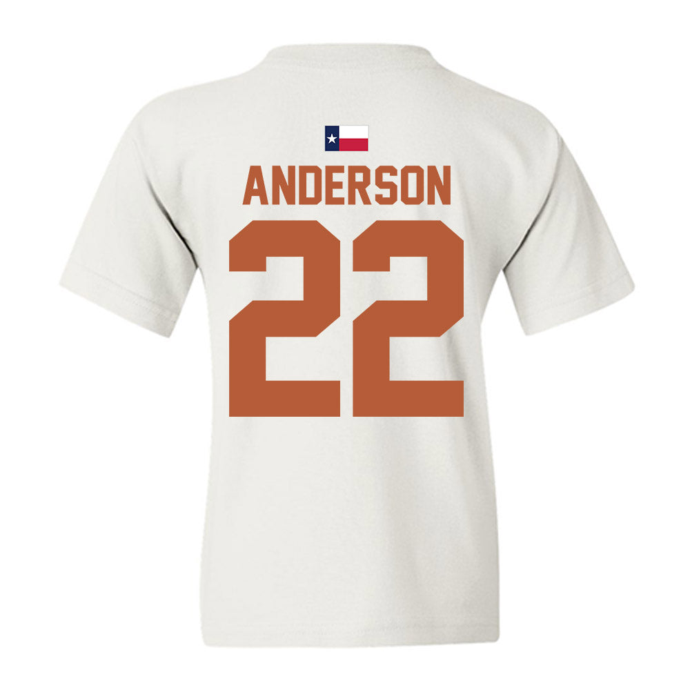 Texas - NCAA Women's Volleyball : Henley Anderson - Hook 'Em Youth T-Shirt-3