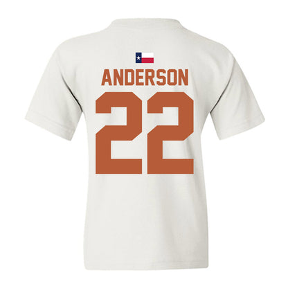 Texas - NCAA Women's Volleyball : Henley Anderson - Hook 'Em Youth T-Shirt-3