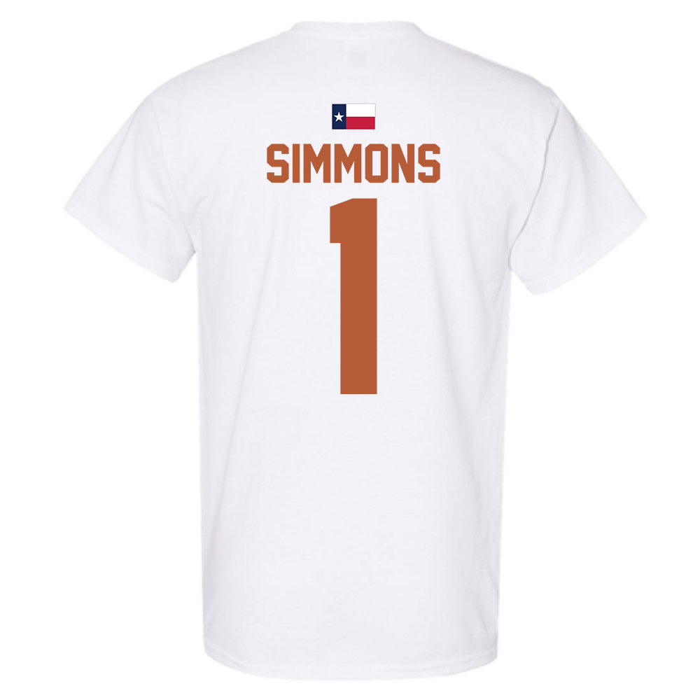 Texas - NCAA Football : Colin Simmons - Hook 'Em T-Shirt-3