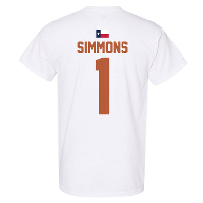Texas - NCAA Football : Colin Simmons - Hook 'Em T-Shirt-3