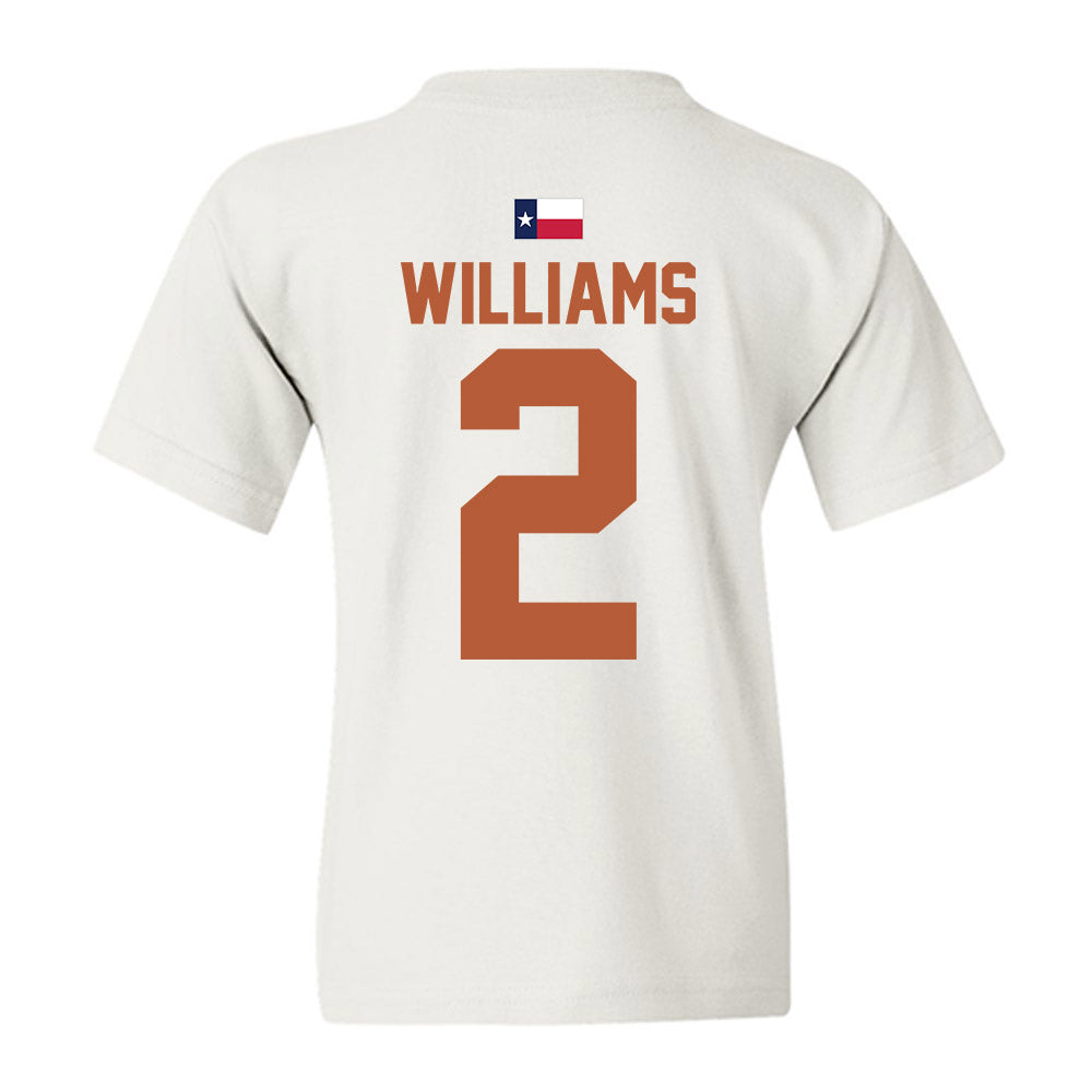 Texas - NCAA Football : Derek Williams - Hook 'Em Youth T-Shirt-3