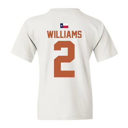 Texas - NCAA Football : Derek Williams - Hook 'Em Youth T-Shirt-3