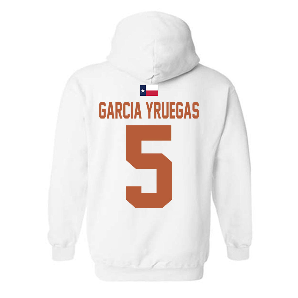 Texas - NCAA Baseball : Felix Garcia Yruegas - Hook 'Em Hooded Sweatshirt-1