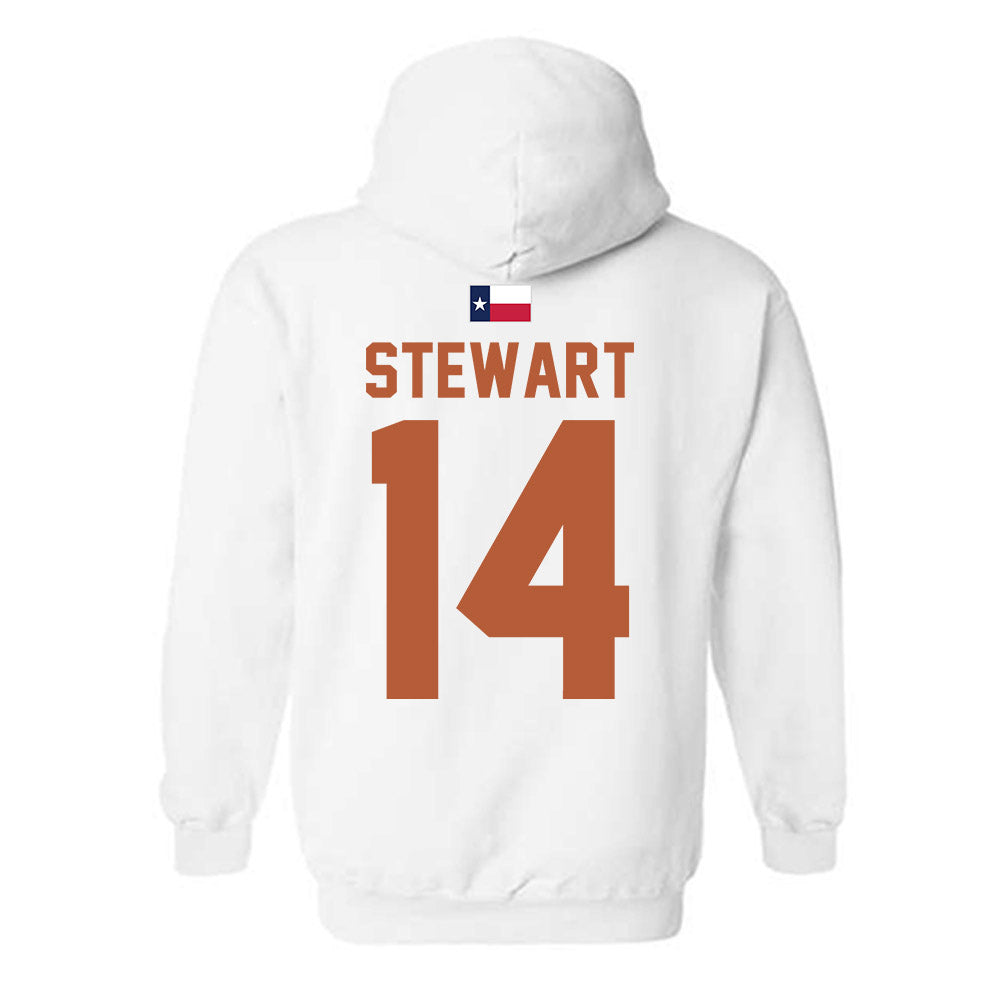 Texas - NCAA Football : Christopher Stewart - Hook 'Em Hooded Sweatshirt-1