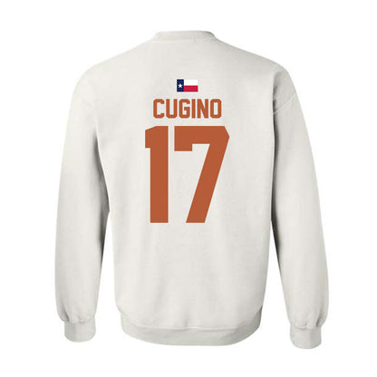 Texas - NCAA Women's Volleyball : Emma Cugino - Hook 'Em Crewneck Sweatshirt-1