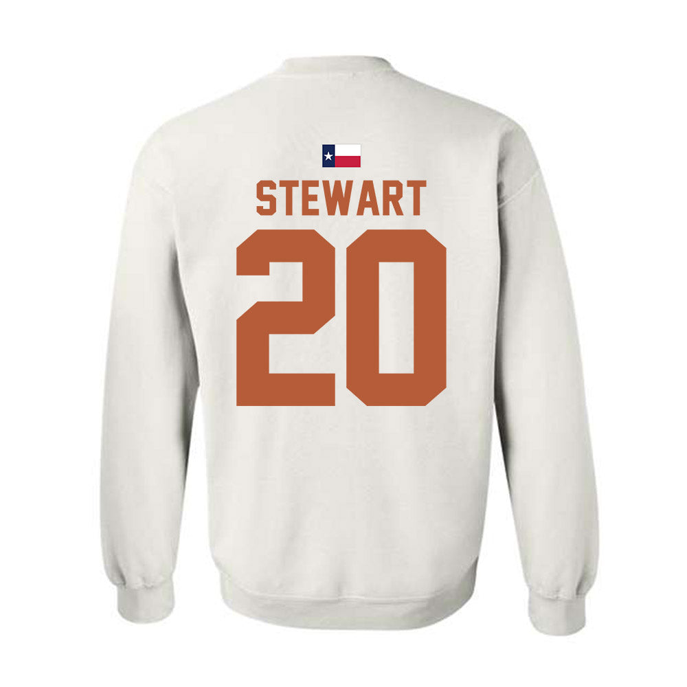 Texas - NCAA Softball : Katie Stewart - Hook 'Em Crewneck Sweatshirt-1