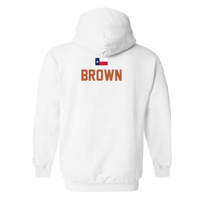 Texas - NCAA Football : Raleek Brown - Hook 'Em Hooded Sweatshirt-1