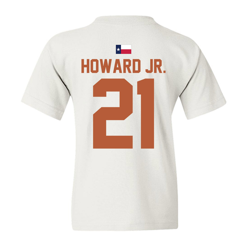 Texas - NCAA Football : Hayward Howard Jr. - Hook 'Em Youth T-Shirt-3