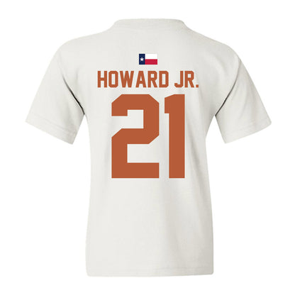 Texas - NCAA Football : Hayward Howard Jr. - Hook 'Em Youth T-Shirt-3