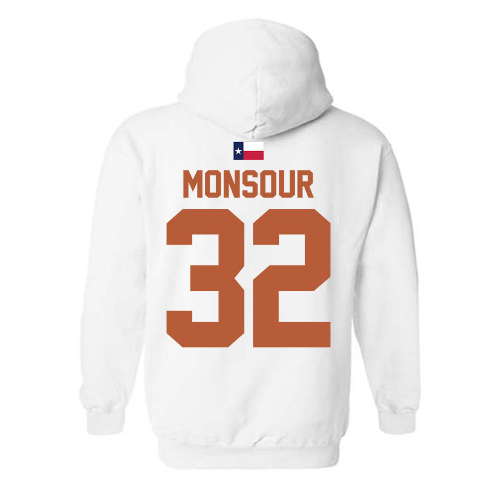 Texas - NCAA Baseball : Maddox Monsour - Hook 'Em Hooded Sweatshirt-1