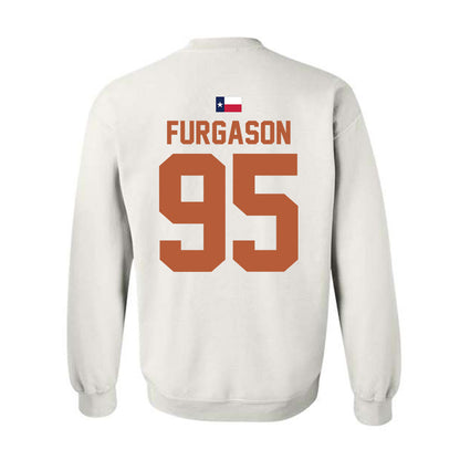 Texas - NCAA Baseball : Jadyn Furgason - Hook 'Em Crewneck Sweatshirt-1