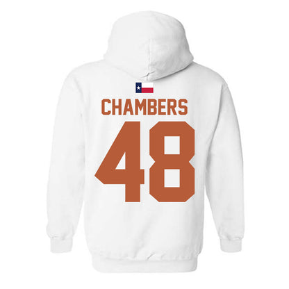 Texas - NCAA Football : Bryce Chambers - Hook 'Em Hooded Sweatshirt-1